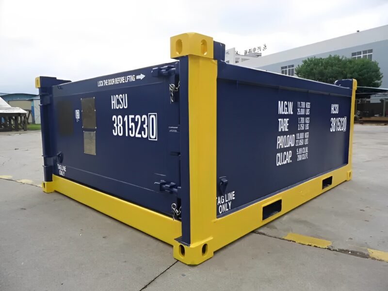10ft DNV 2.7-1 Half Height Open Top Containers - Image 2