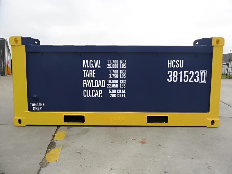 10ft DNV 2.7-1 Half Height Open Top Containers - Image 4