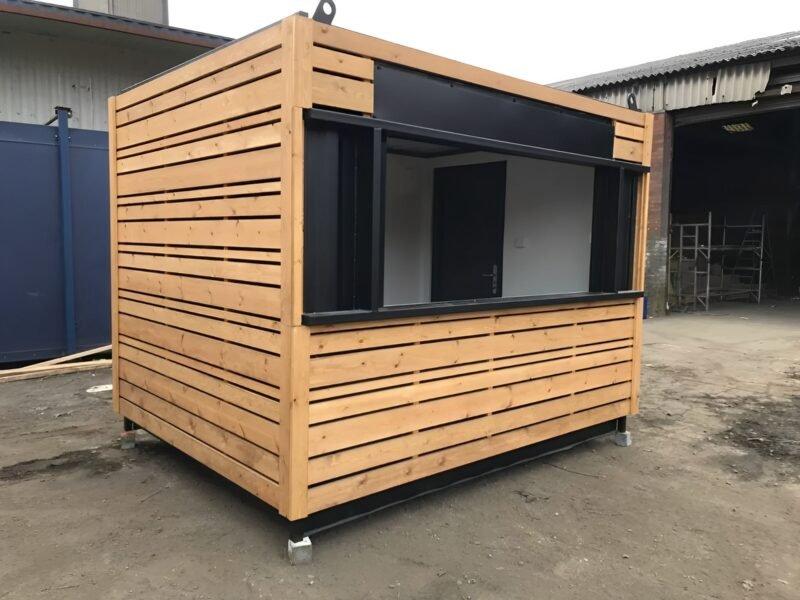 10ft x 8ft Cladded Food | Drink Outlet Shipping Containers