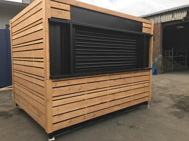 10ft x 8ft Cladded Food | Drink Outlet Shipping Containers - Image 2