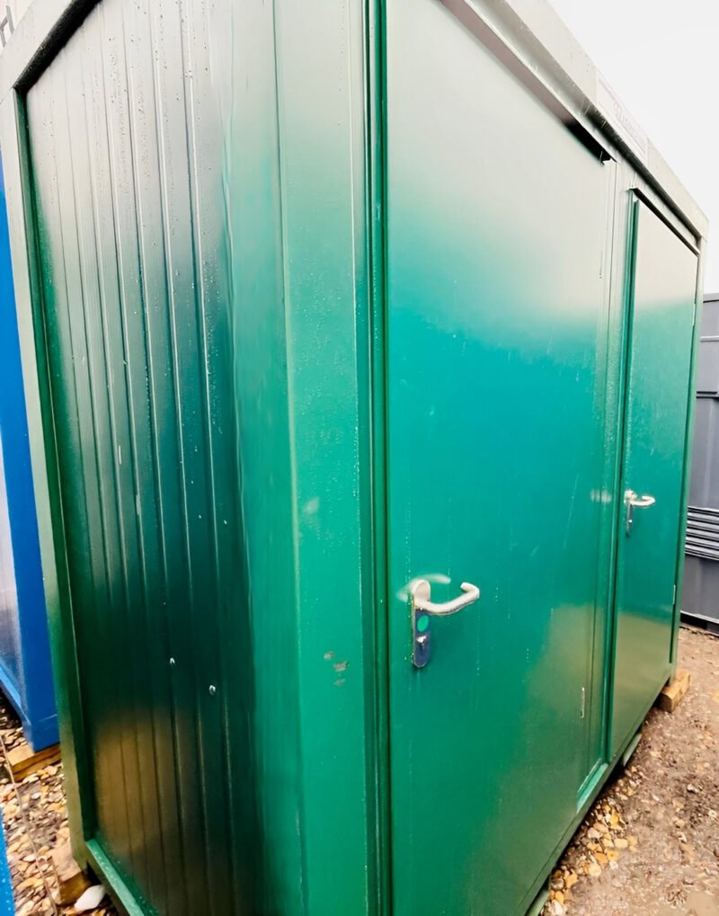 1+1 Double Mains Toilet 8Ft x 5Ft | Green - Image 2
