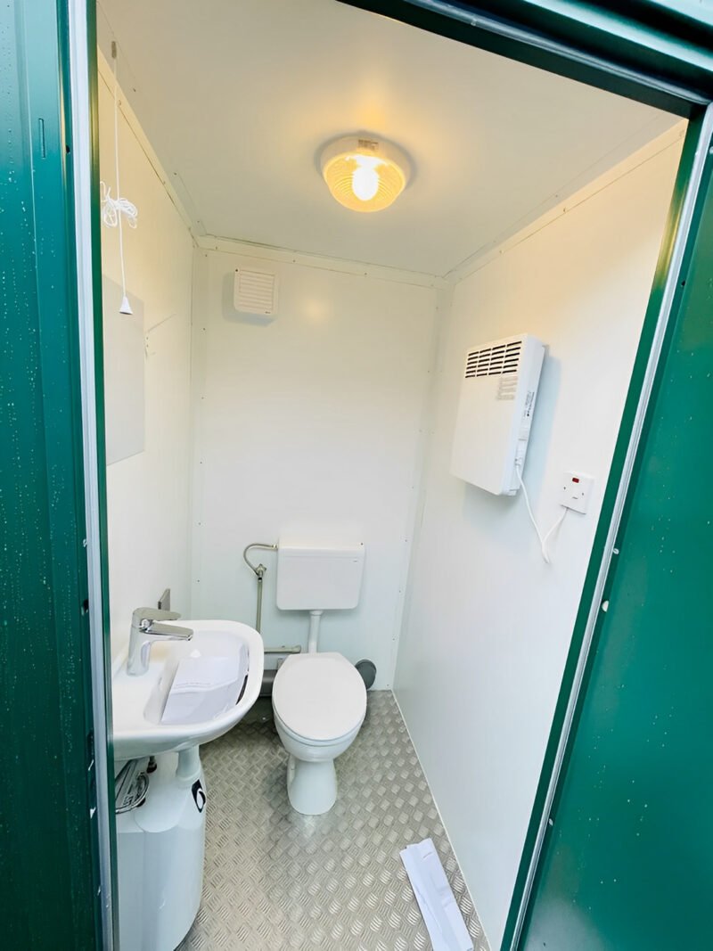 1+1 Double Mains Toilet 8Ft x 5Ft | Green - Image 3