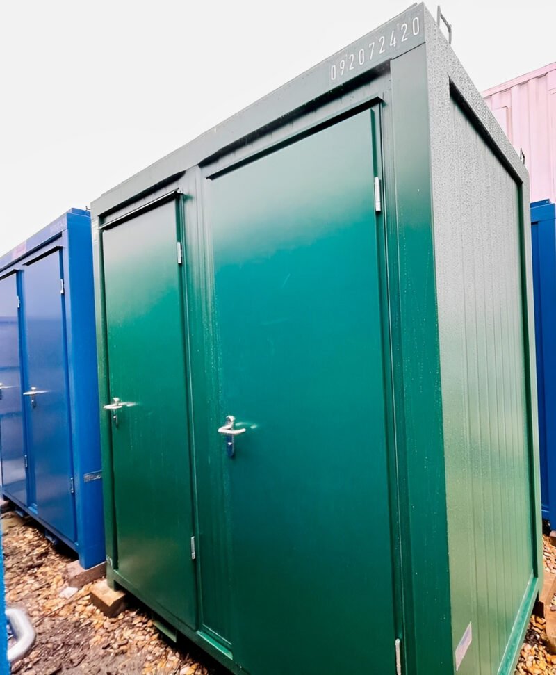 1+1 Double Mains Toilet 8Ft x 5Ft | Green - Image 4