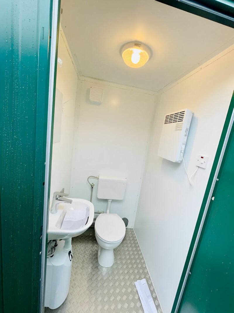 1+1 Double Mains Toilet 8Ft x 5Ft | Green - Image 5
