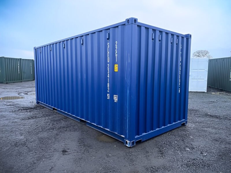 20Ft Shipping Container | One Trip – Blue