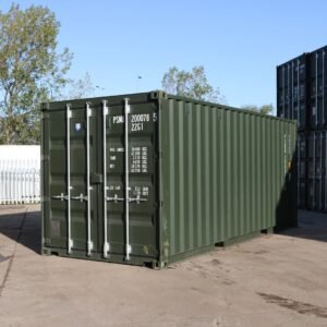 20Ft Shipping Container | One Trip – Dark Green