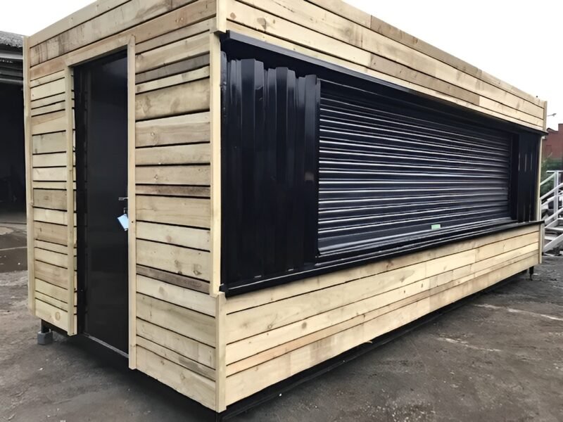 20Ft x 8Ft Cladded Food | Drink Outlet shipping container