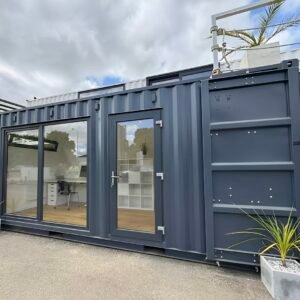 20ft x 8ft Custom Shipping Container Conversion | Portable Building