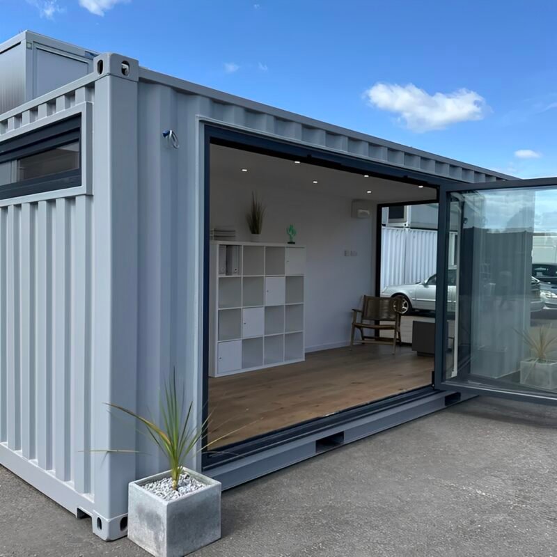 20ft x 8ft Custom Shipping Container Converted Office | Portable Building | Garden Office - Image 4