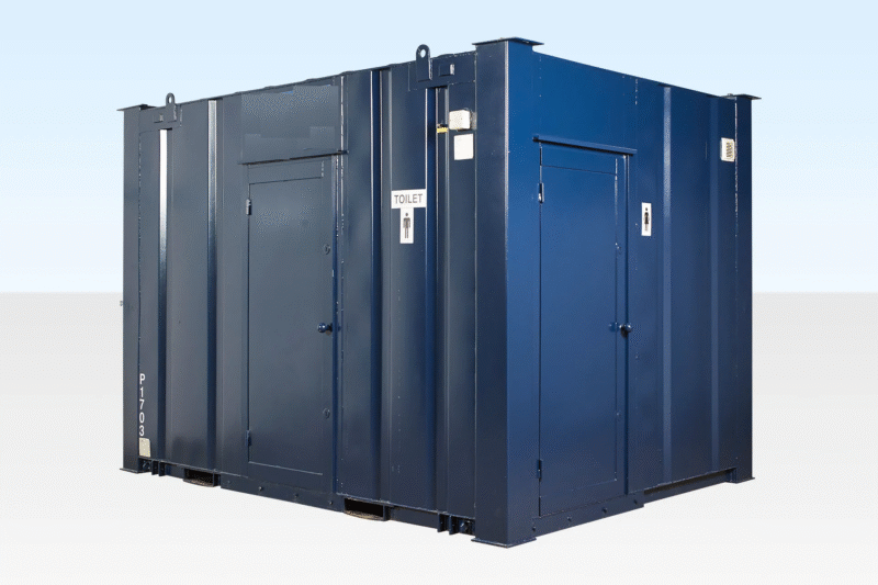 2+1 Steel Toilet Cabin 12Ft x 9Ft