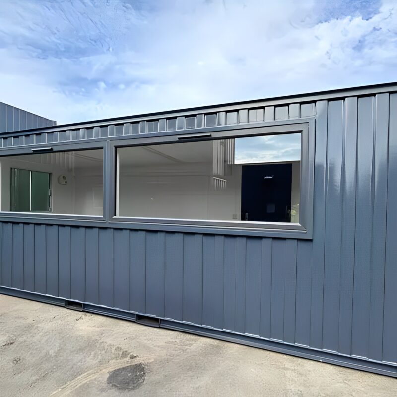 21ft x 8ft Custom Cabin | Office / Canteen | Picture Windows | Portable Building - Image 2