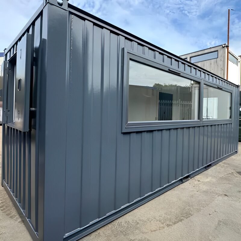 21ft x 8ft Custom Cabin | Office / Canteen | Picture Windows | Portable Building - Image 6