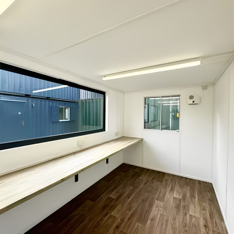 21ft x 8ft Custom Cabin | Office / Canteen | Picture Windows | Portable Building - Image 12