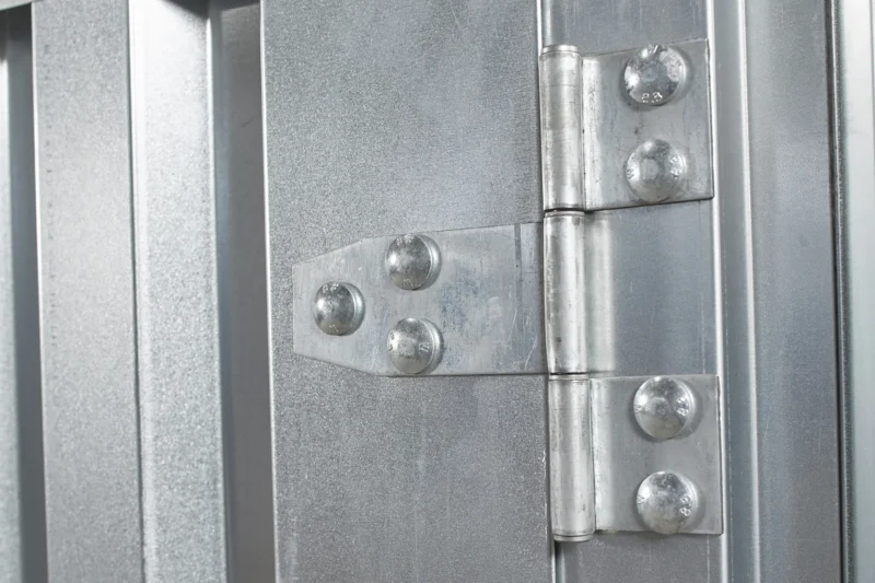 2m Flat Pack Metal Store - Image 3
