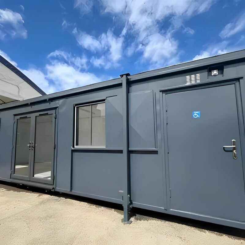 32ft Custom Office Cabin / Canteen | Access Toilet | Portable Building - Image 2