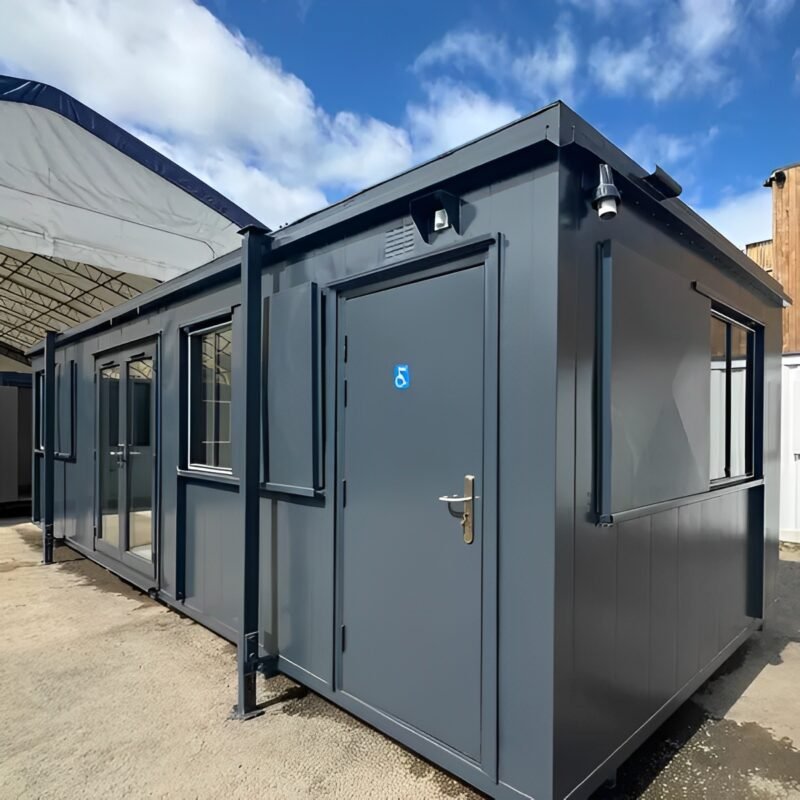 32ft Custom Office Cabin / Canteen | Access Toilet | Portable Building - Image 3