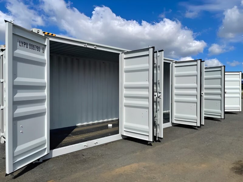 40FT High Cube Storage Shipping Container Conex w/4 Open Side Door 9.5′ Tall