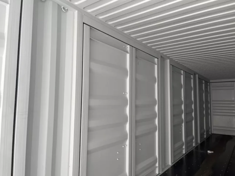 40FT High Cube Storage Shipping Container Conex w/4 Open Side Door 9.5′ Tall - Image 6