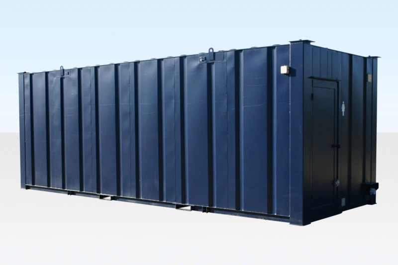 24Ft x 9Ft Steel Toilet Cabin