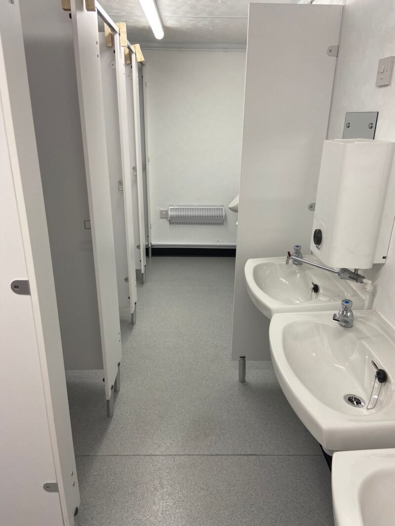 24Ft x 9Ft Steel Toilet Cabin - Image 3