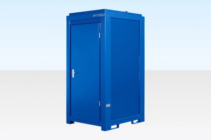 5Ft x 4Ft Single Mains Toilet | Blue