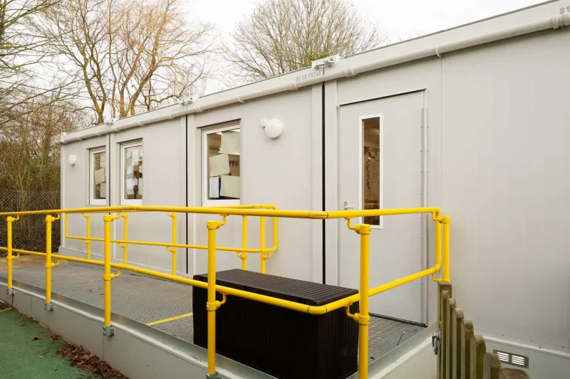 6 Bay Euro Modular Building