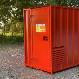 7ft x 5ft Secure Walk-In Steel Chemstore | Hazardous Material Store