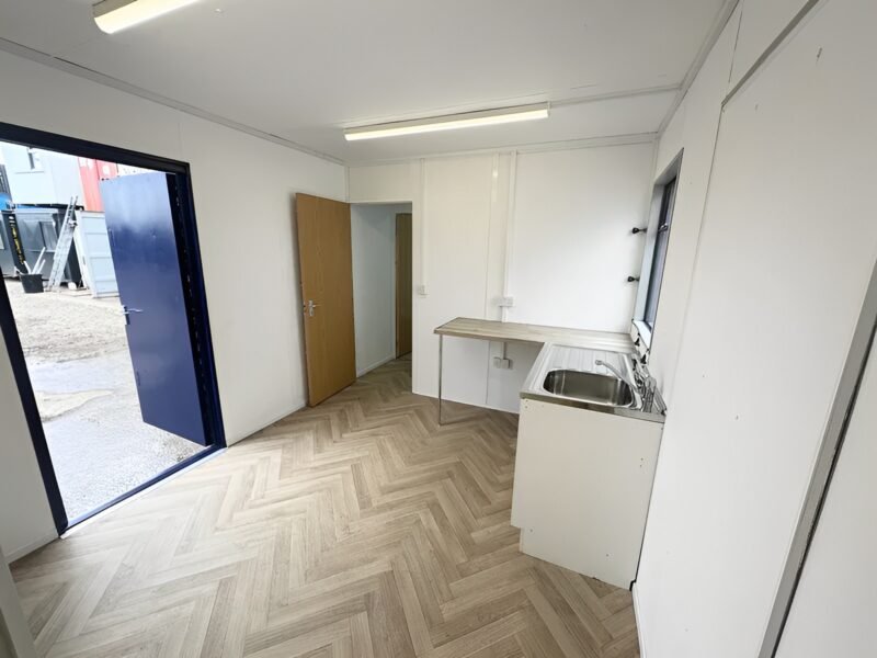 Custom 32×10 ft Cabin Office + Canteen + WC Wash Rooms Anti-Vandal - Image 9