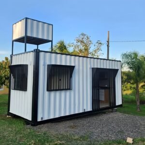 Custom 20ft Container Home With Water Tank