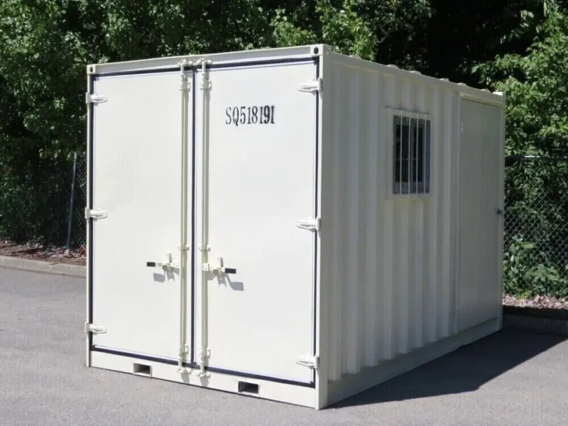 NEW 12ft Shipping Storage Container w/Side Door+Window