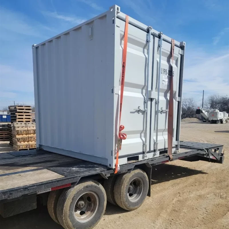 NEW-8ft Cubic Shipping Container with/Door + Window - Image 9