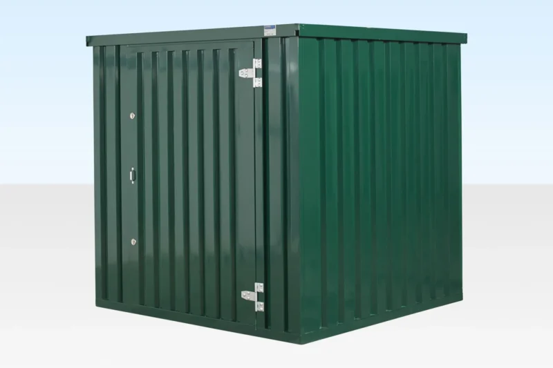 Powder Coated Flat Packed Metal Storage Container